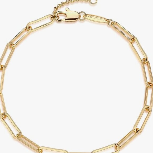 Mevecco Bundle! (4 Pieces) 14K Gold Plated Bracelets & Anklets - Picture 5 of 5